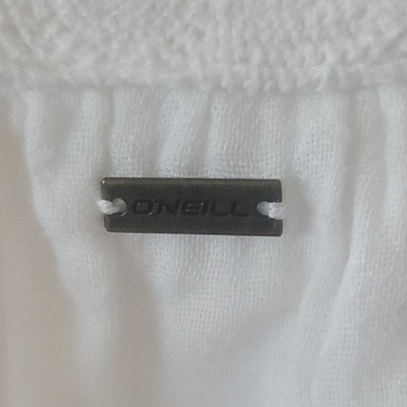 O'Neill White Doreen Top, XL, Peasant, Beach,Boho, Summer, Cottagecore - Picture 7 of 9